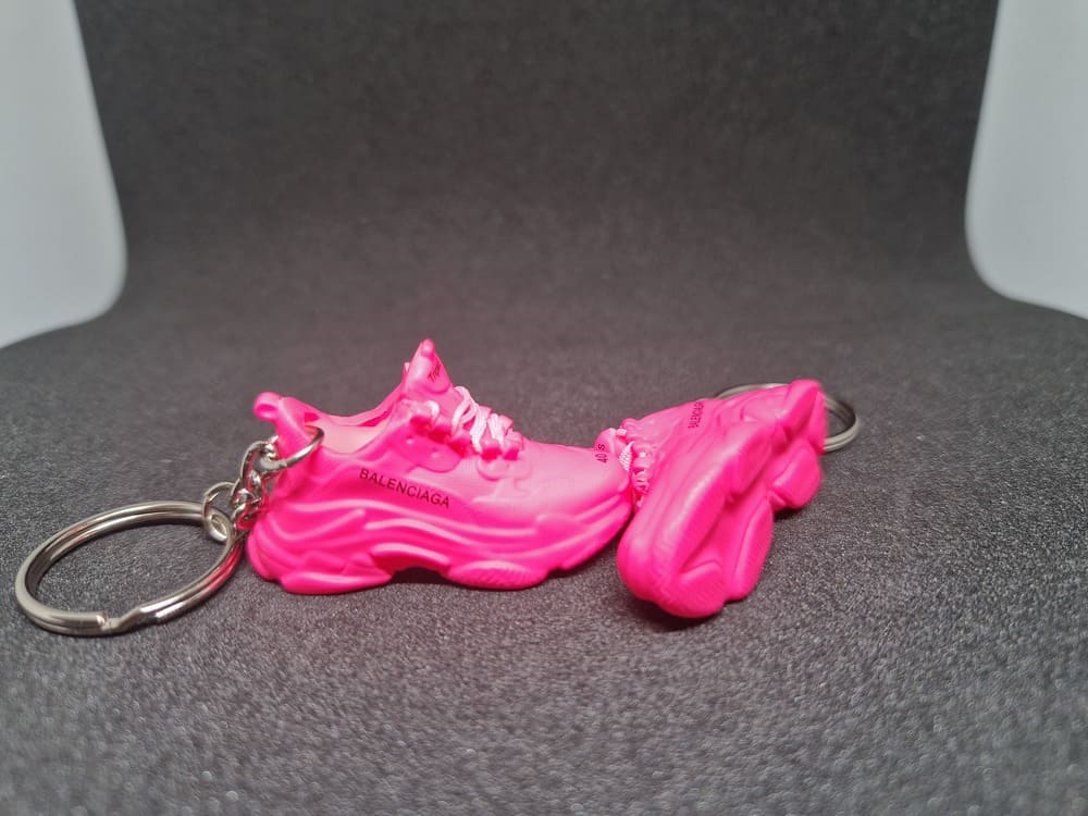 Porte-clé Balenciaga Triple S Rose