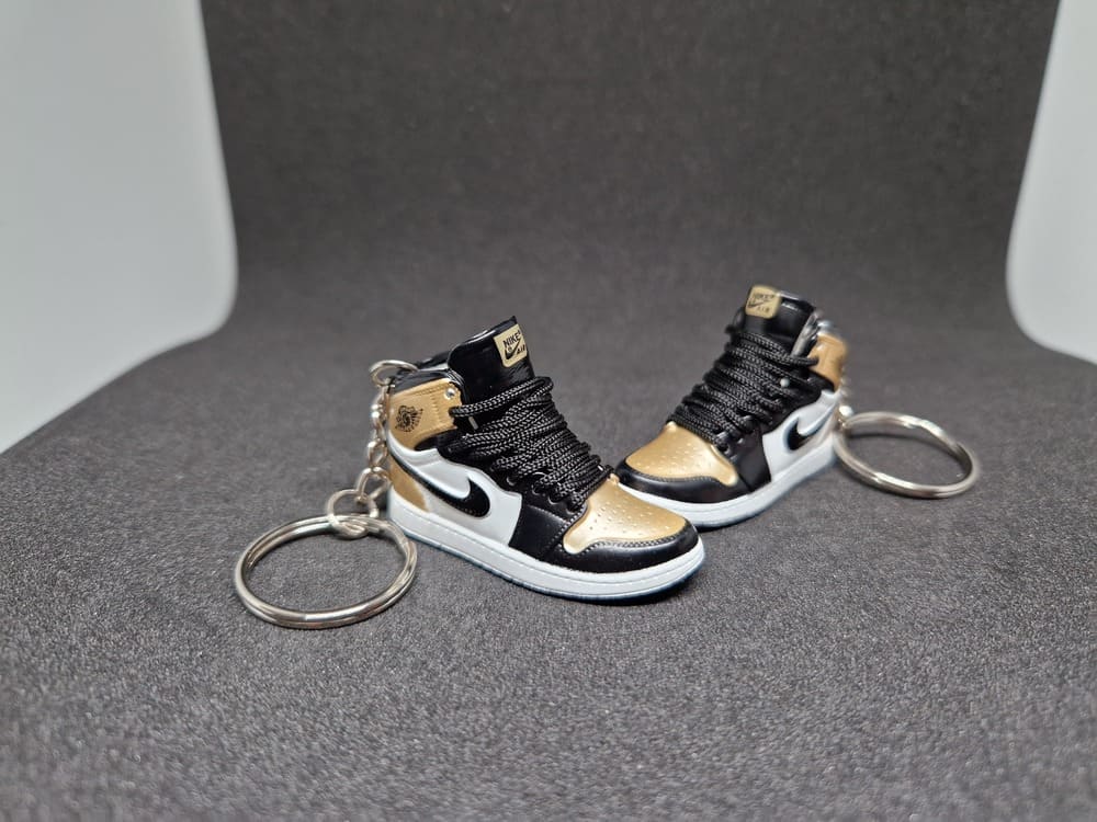 Porte-clé Jordan 1 OG Gold Toe
