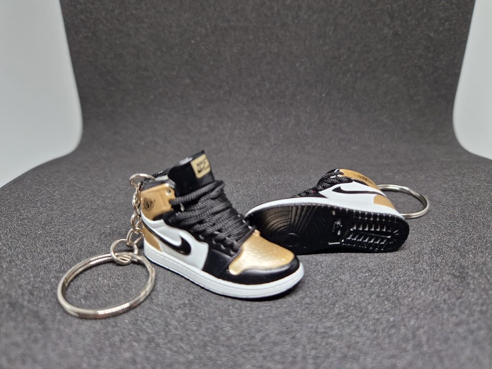 Porte-clé Jordan 1 OG Gold Toe