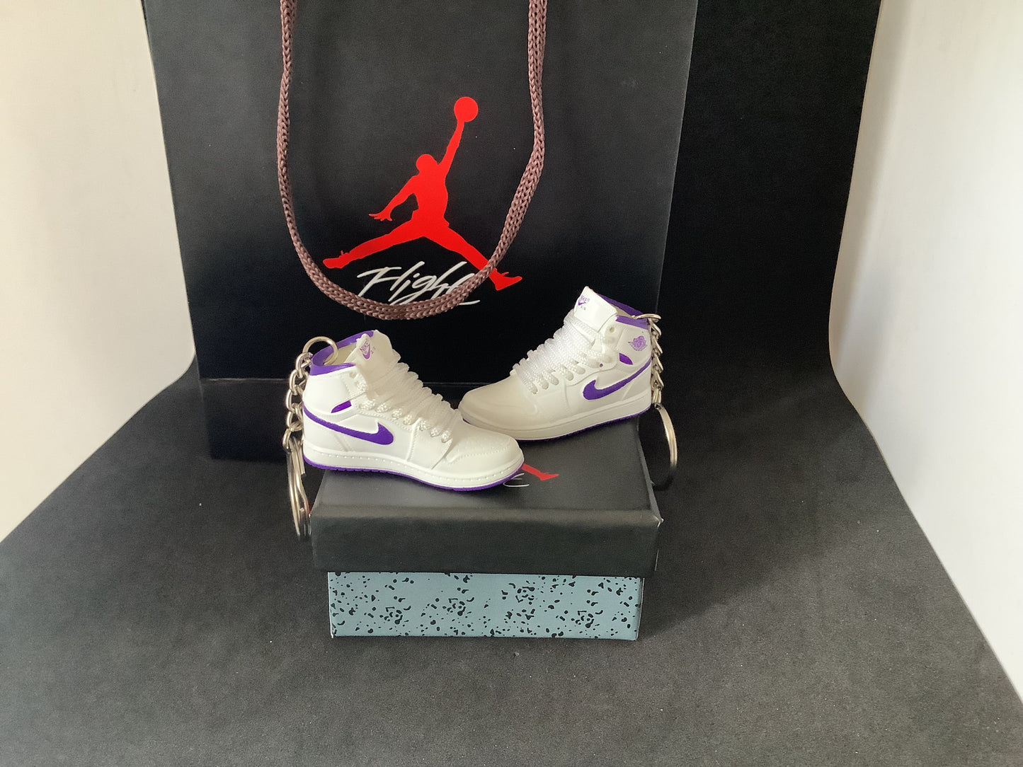 Porte-clé Jordan 1 OG Unc Purple