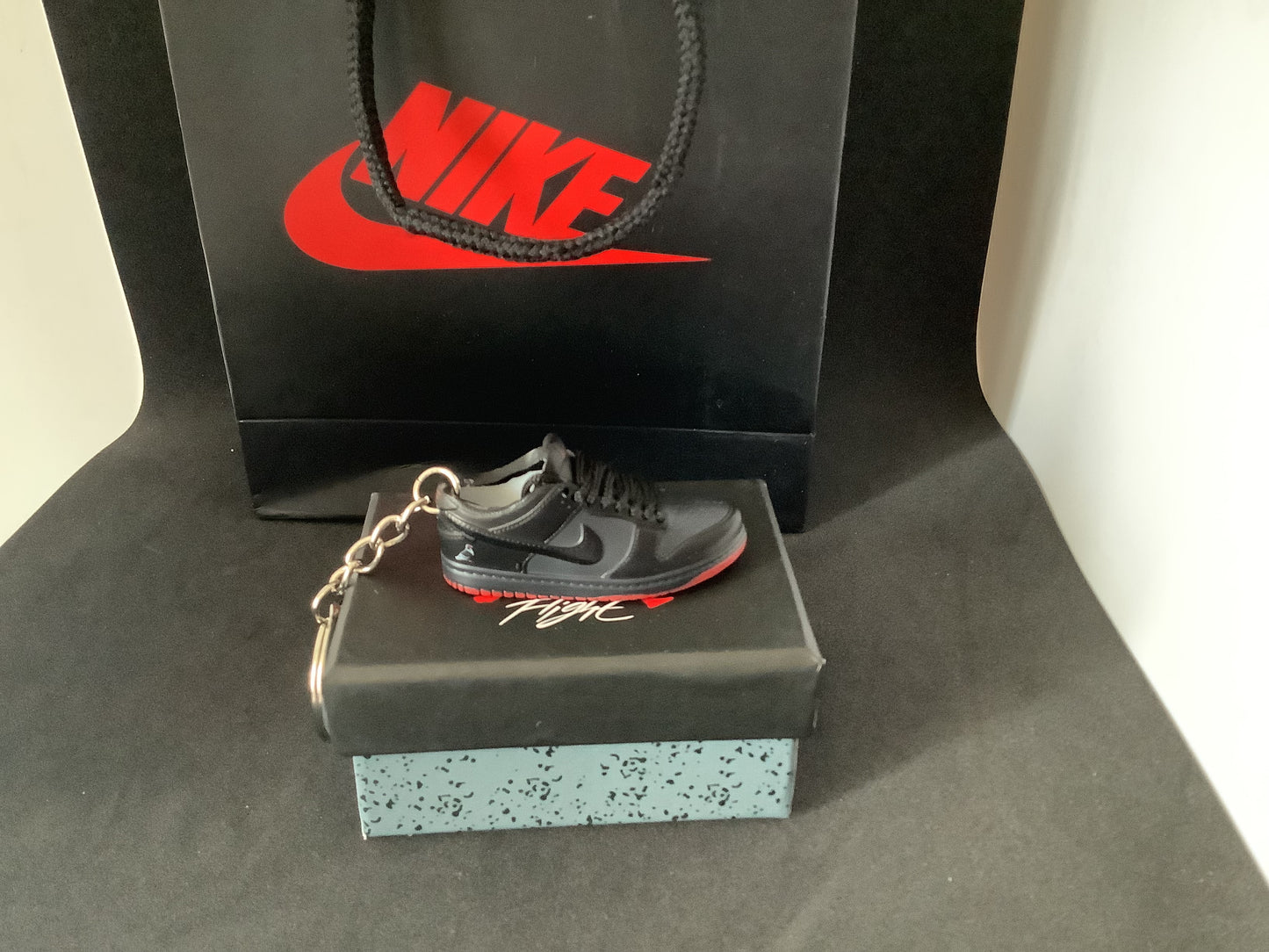Porte-clé Nike Sb Dunk Noir/Rouge