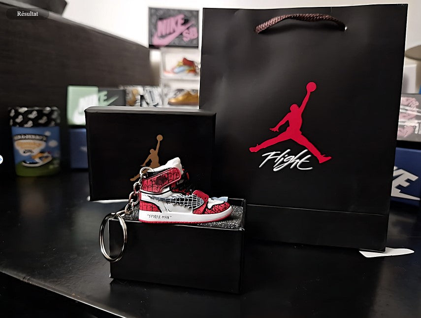Porte-clé Jordan Off White Spider Man