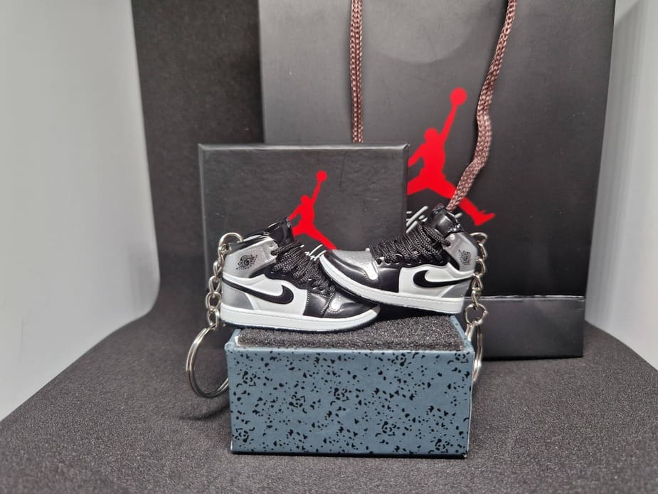 Porte-clé Jordan 1 OG Silver Toe