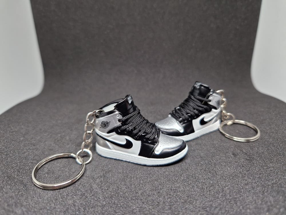 Porte-clé Jordan 1 OG Silver Toe